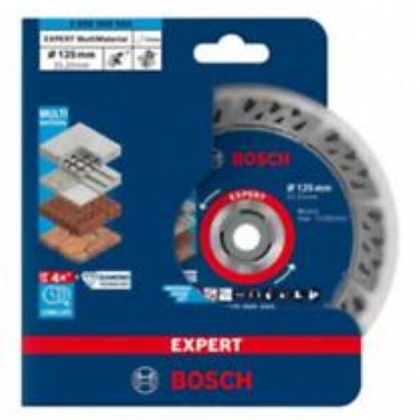 Disc de taiere diamantat EXPERT MultiMaterial 125x22,23x2,2x12 mm