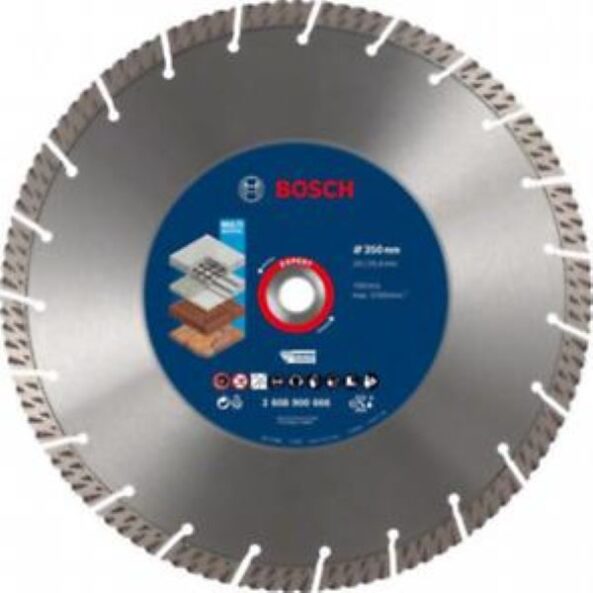 Disc de taiere diamantat EXPERT MultiMaterial 350x20/25.40x3.3x15 mm