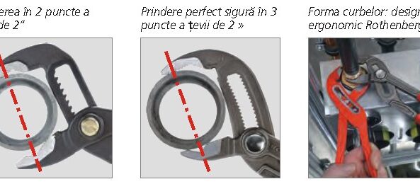 Cleste papagal Rothenberger Rogrip F10 2K, 50 mm