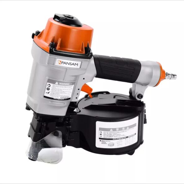 Pistol pneumatic pentru cuie cu tambur