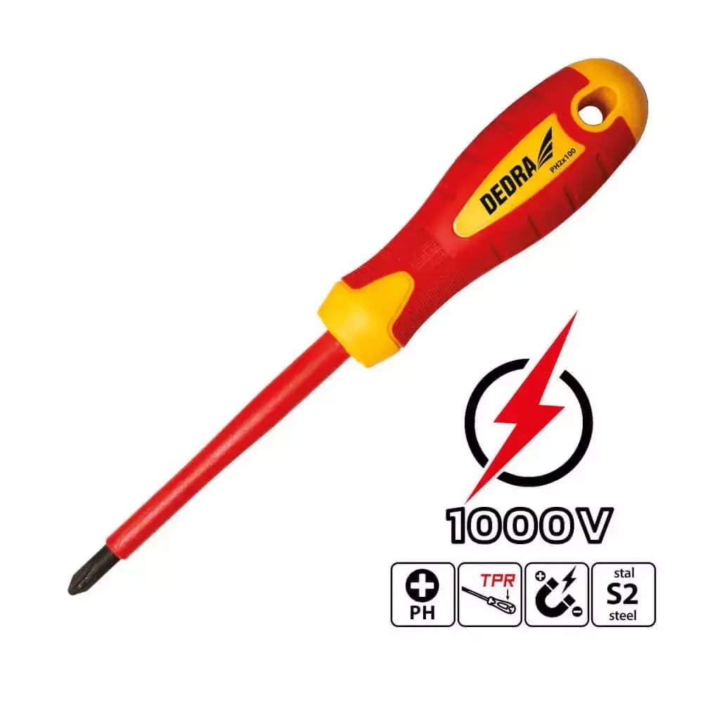 5902628007353 surubelnita izolata PH2x100mm - imagine 1