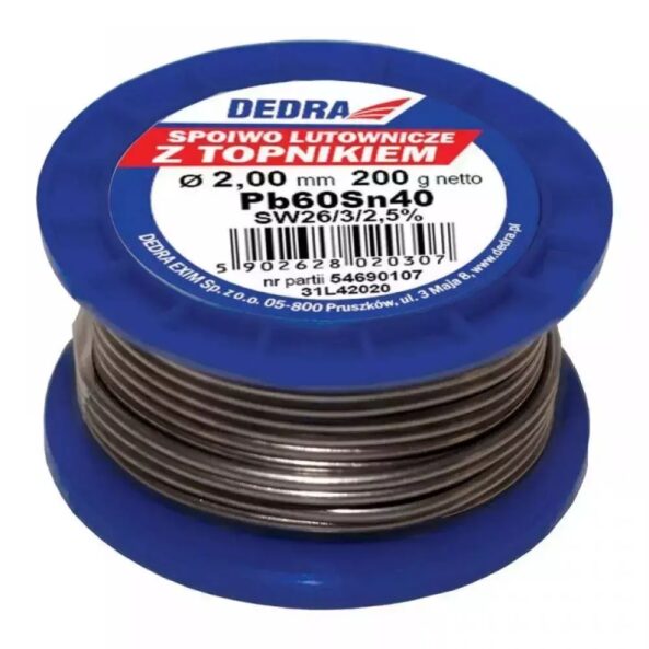 Cositor cu flux 2 mm 200g