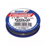 Cositor cu flux 1,5mm, 50g, 50%SN, Pb50Sn50