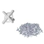 Distantiere cruce cu prindere pentru asezarea placilor faianta 1,5mm 150buc.