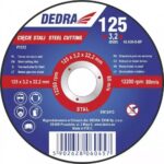 Disc de taiere pentru otel cu centru depresat 125x3,2x22,2