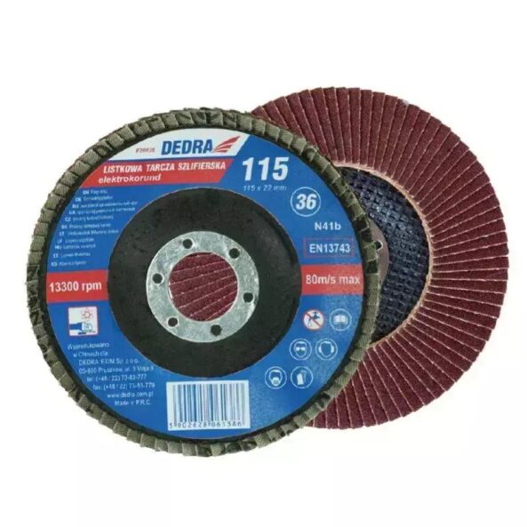 Disc de slefuire evantai 125x22mm Gr60