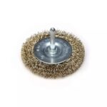 Perie de disc din sarma  alama 100mm cu bolt