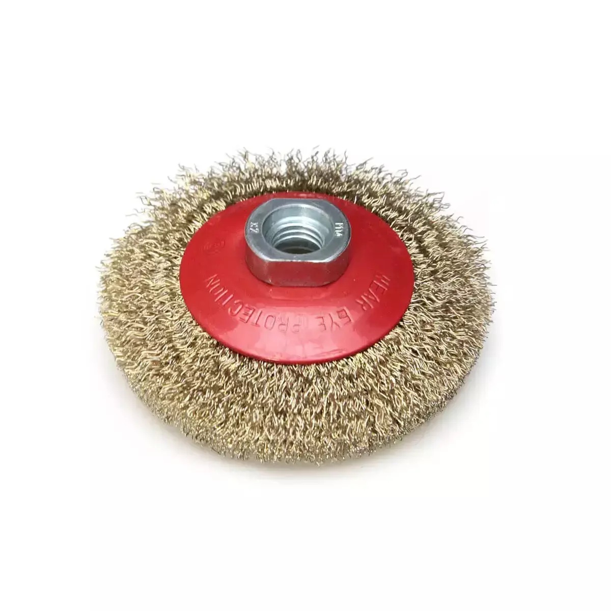 5902628061799 Perie de disc din sarma alama 115mm, filet M14 - imagine 1
