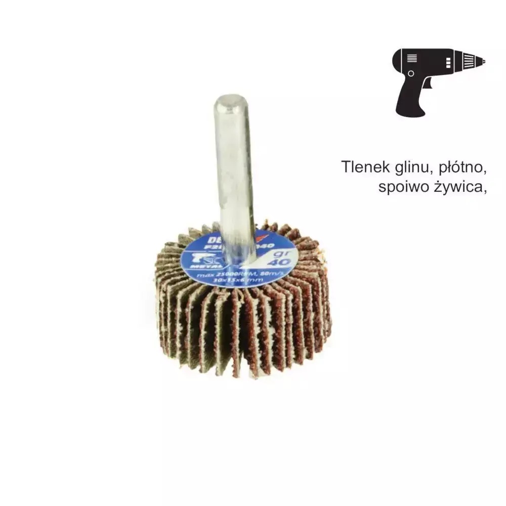 5902628061973 Capat de slefuit 30x15x6mm, gr 120 - imagine 1