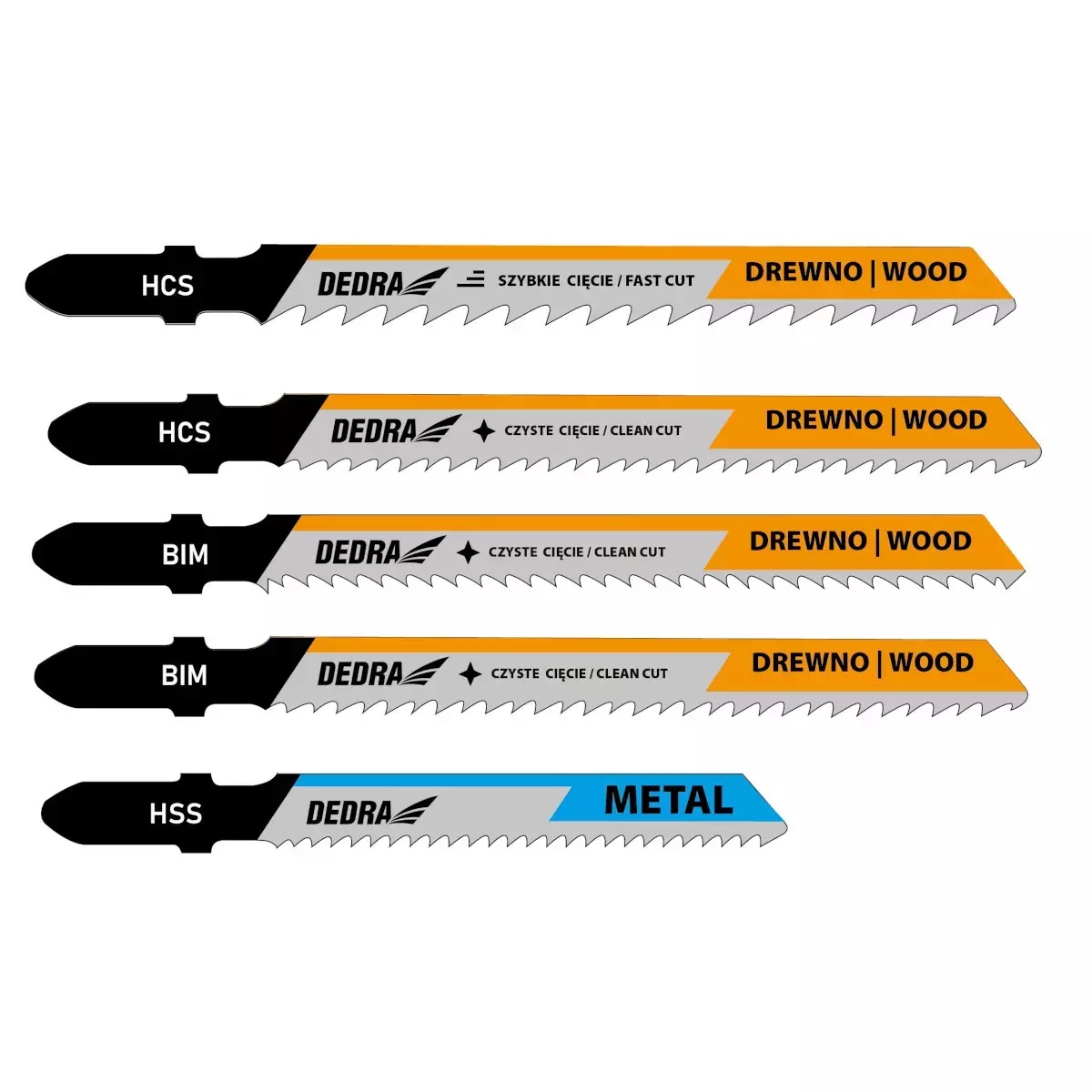 5902628083555 Set de lame pentru ferastrau 5 buc. - imagine 1