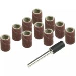 Banda abraziva 6,3 mm, K60, K120, set 11 buc. , (10 + 1 bolt 3,2 mm)