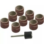 Banda abraziva 12,7 mm, K60, K120, set de 9 (8 + 1 bolt 3,2 mm)