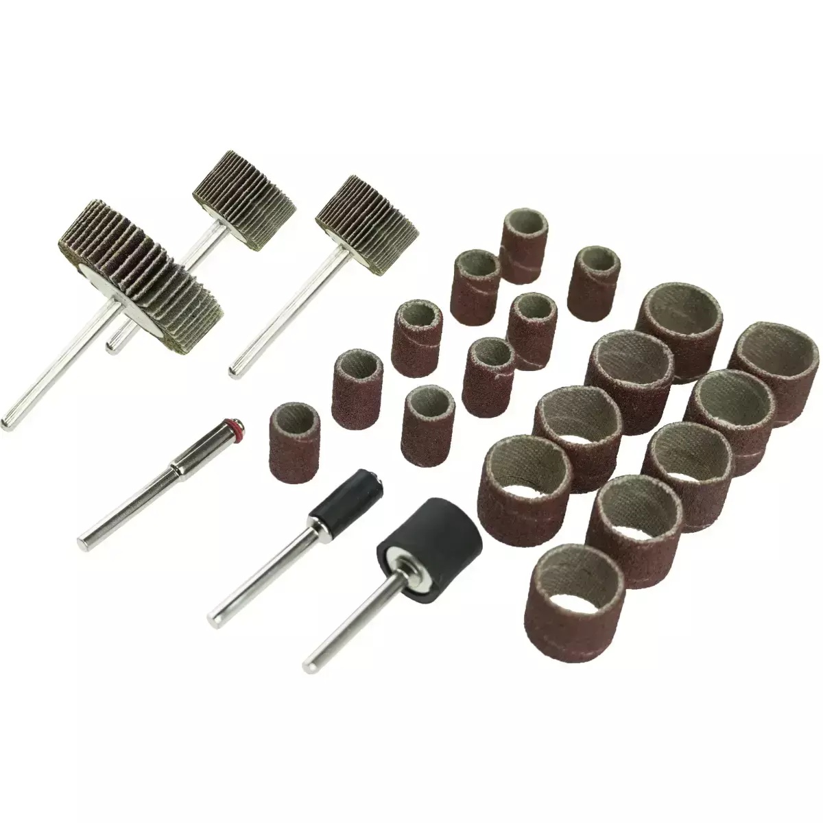 5902628084095 Discuri abrazive lamelare si benzi de slefuit, set 24 buc. - imagine 1