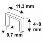 Capsator manual  4-8 mm 0,7mm - imagine 2