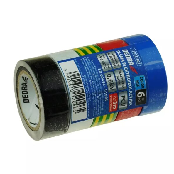 Banda izolatoare electrica PCV 6 buc.