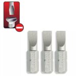 Capete de surubelnita plane SL6.5x25mm, 3buc blister