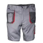 Pantaloni scurti de protectie marimea XL/56, gri, Comfort line, gramaj 190g/m2
