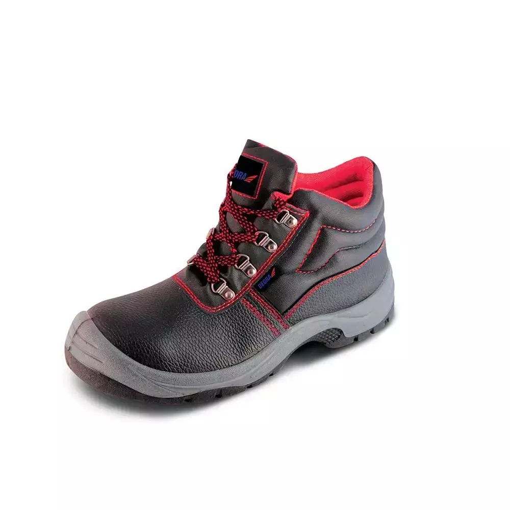 5902628211958 Ghete de siguranta T1A, din piele, marime: 45, cat.S1P SRC - imagine 1