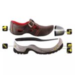 Sandale de siguranta D1, din piele, marime: 46, cat.S1 SRC - imagine 6