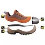 Pantofi de siguranta P3, din piele intoarsa, marime: 43, cat.S1 SRC - imagine 2