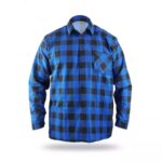 Camasa din flanela albastru, dimensiune XL, 100% bumbac