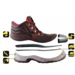 Ghete de siguranta T1A, din piele, marime: 36, cat.S1P SRC - imagine 5