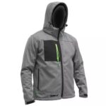 Jacheta softshell cu gluga, marime: XL, 96% poliester+4%elastan