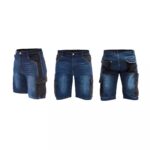 Pantaloni scurti, blugi, marime S, gram.280g/m2 - imagine 2
