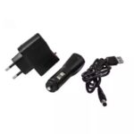 Lanterna reincarcabila 3W COB LED + 3W LED, alimentator USB pentru 230V si 12V - imagine 2