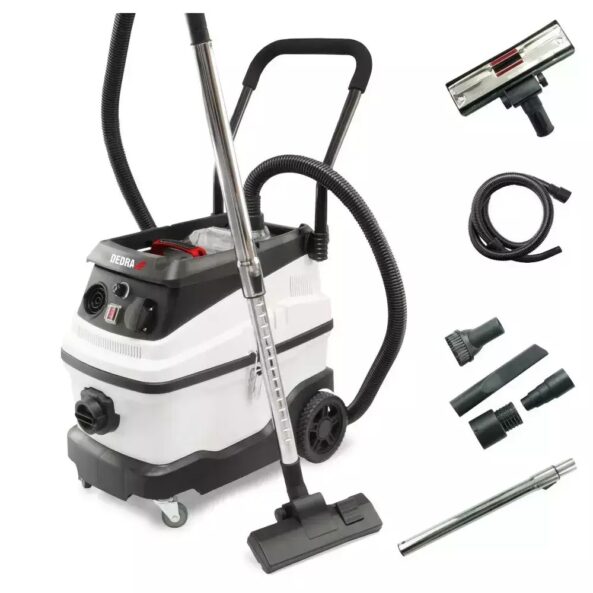 Aspirator de atelier pentru lucru pentru suprafete uscate si umede 1600W 30L