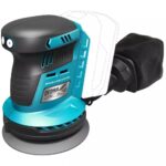 slefuitor cu rota?ie excentrica aleatoare cu acumulator18V 125mm, fara perii - imagine 2