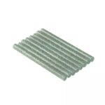 Bagheta silicon universala, Sclipici argint 7-8x100mm 8buc.