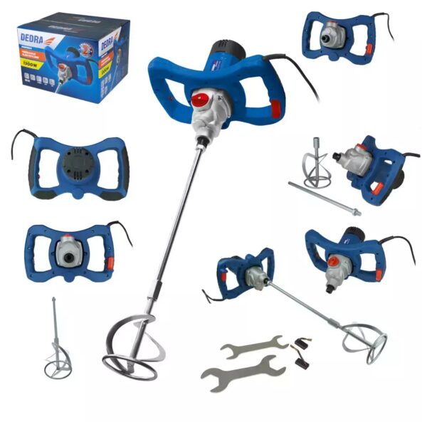 Mixer electric pentru vopsea mortar 1300W 2 viteze
