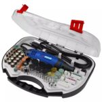 Mini polizor 135W – set cu accesorii 215 buc, geanta - imagine 8