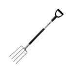 Furca pentru sapat coada de metal maner tip D din material plastic 122cm