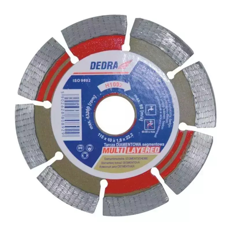 5902628808950 Disc Diamantat cu segmente 180 mm,gr.1.6mm - imagine 1