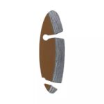 Disc Diamantat cu segmente 230 mm/22,2 - imagine 2