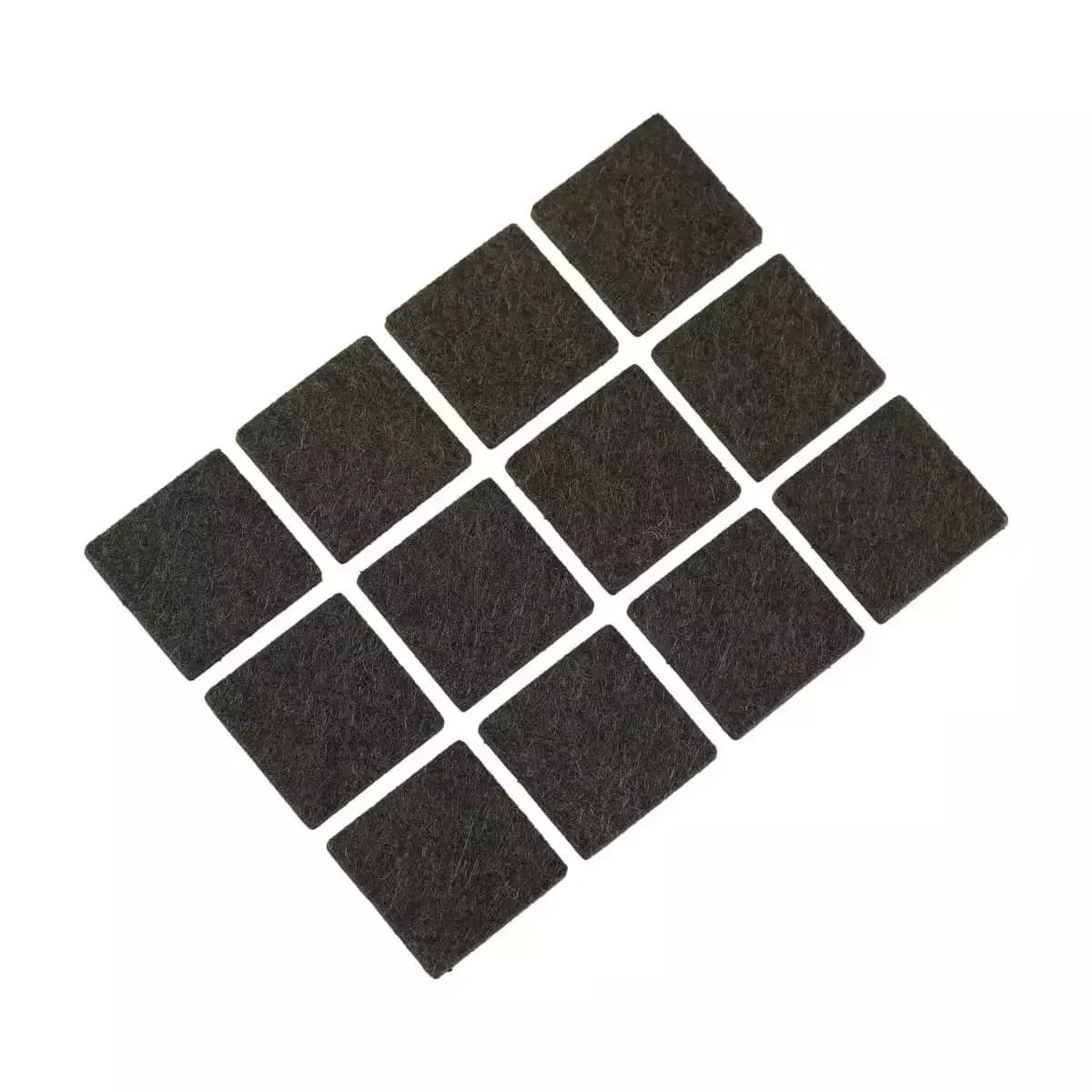 5902628900982 Tampoane din pasla autoadezive set 12buc., patrat 25mm, marou - imagine 1