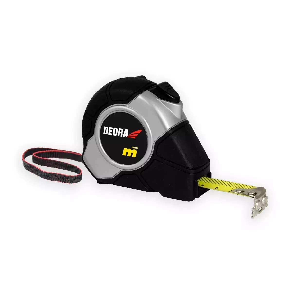 5902628906083 Ruleta de masurat 5m/19mm, auto-blocare, magnet, carcasa din cauciuc, nailon, blister - imagine 1