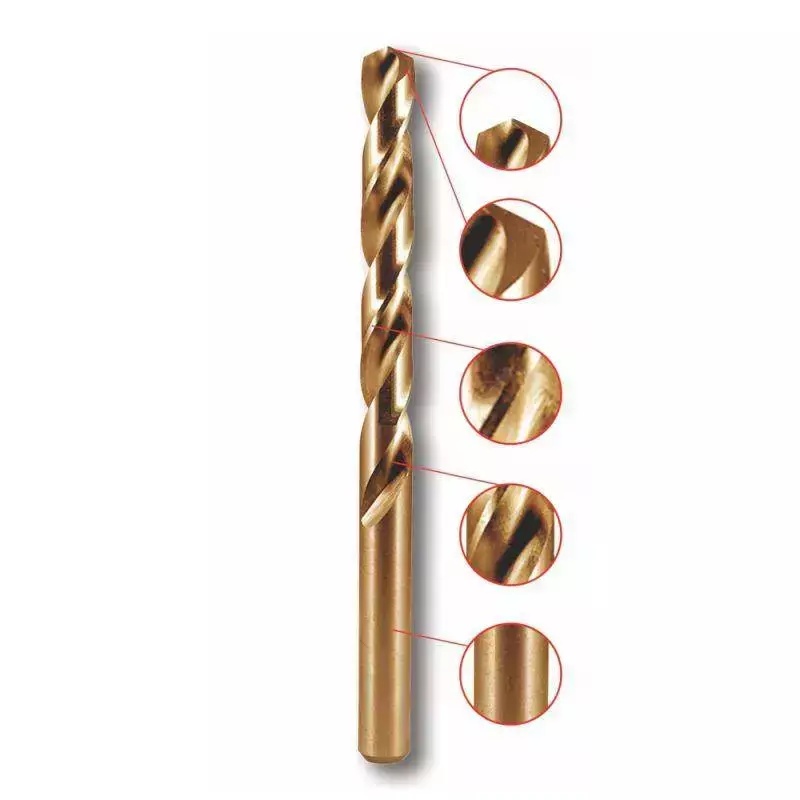 5902628921369 Burghie cobalt pentru metal 6,0x93mm, HSS, DIN338, 1buc - imagine 1