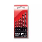 Set de  6 burghii pentru metal;HSS;Otel 4341;135°; 2*49,3*61,4*75,5*86,6*93,8*117mm