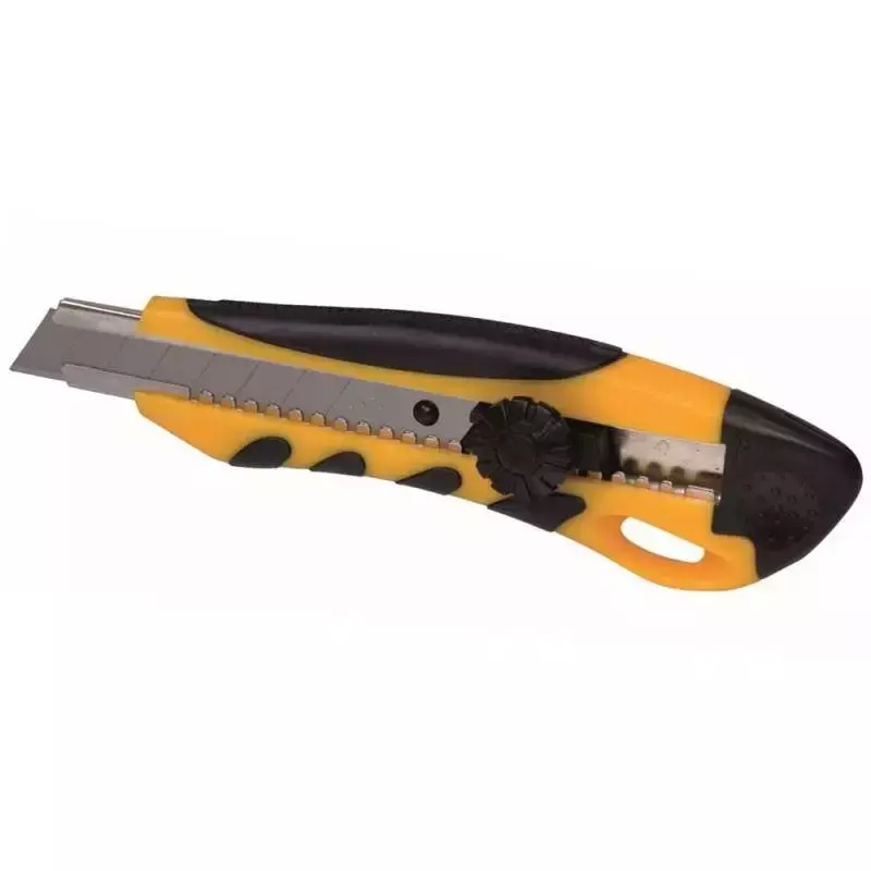 5902628990136 Cutter 18mm maner cauciuc XL galben - imagine 1