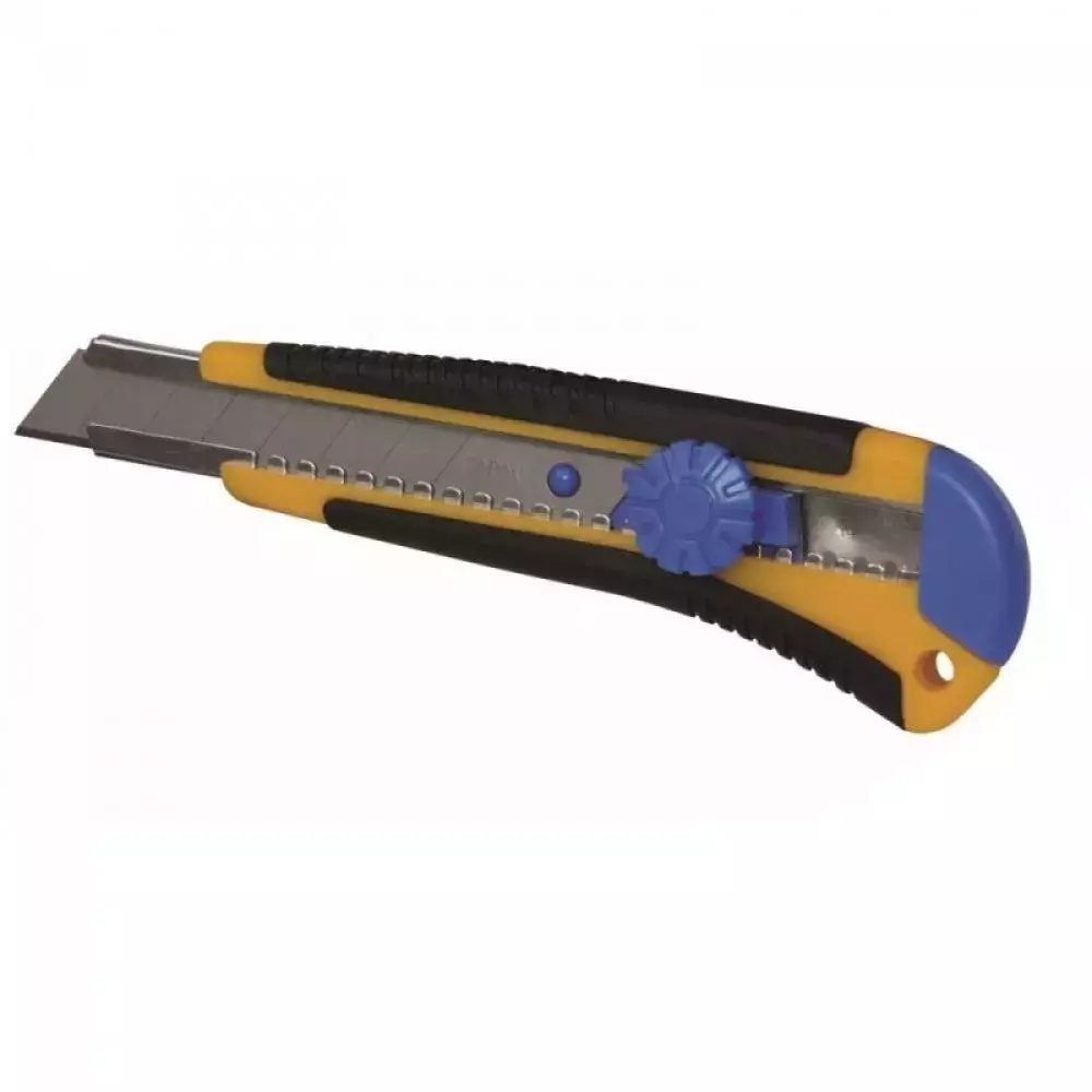 5902628990389 Cutter 18mm + 1 lama de rezerva maner cauciuc 24buc - imagine 1
