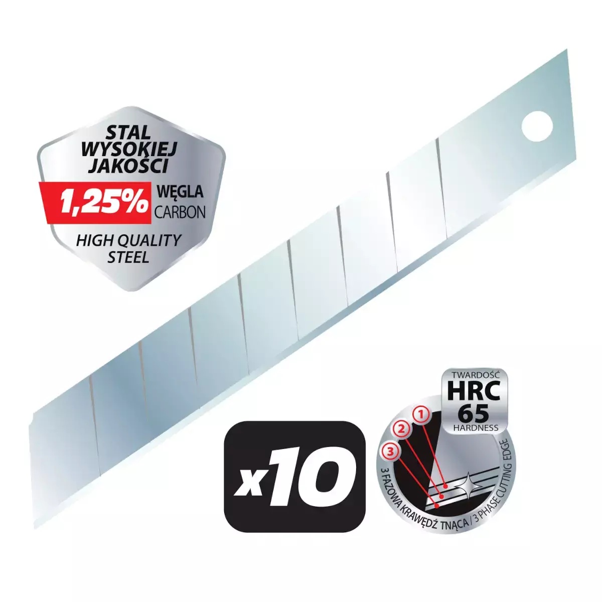 5902628990617 Lame segmentate de precizie 18mm 10 buc - imagine 1