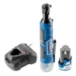 Cheie unghiulară cu acumulator 12 V 45 Nm set complet
