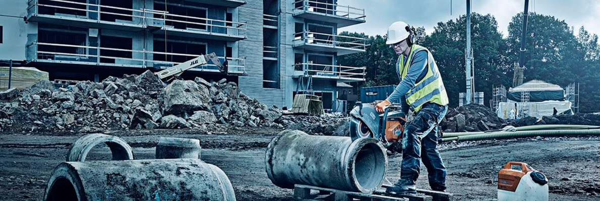Mașini de tăiat cu disc Husqvarna pentru construcții